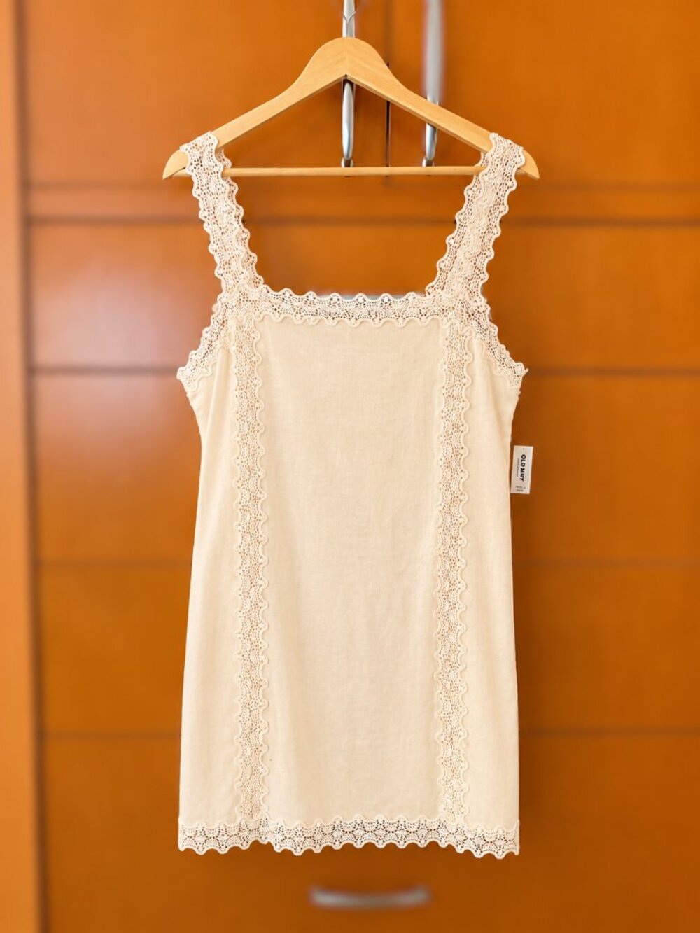 J Crew Cream Lace Trim Mini Dress - NEVER WORN